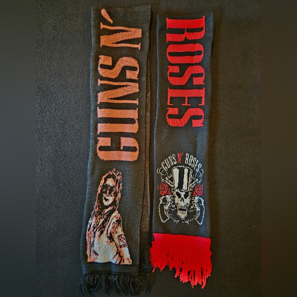 Guns N' Roses Black and‎ Red Scarfs